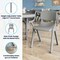 Flash Furniture 5 PC Plastic Activity Table and 4 Chairs Set, 10.5 in Seat Height-Soft Gray YU-YCX-0043-2-MOON-TBL-SFTGY-E-GG - alternate 9