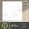 Vaxcel Avondale 6-in Satin Nickel Wood Farmhouse Plug In Wall Sconce Light W0373 - alternate 9