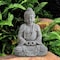 Sunjoy Gray Decorative Buddha Garden Decor Statue D101012900 - alternate 7