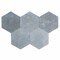 Apollo Tile 9 x 11 in. Textured Indigo Blue Porcelain Hexagon Wall and Floor Tile 8.07 sq ft/case, 16PK HEX88BORAZLA - alternate 7