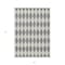 Homeroots 3' X 5' Gray And Ivory Geometric Washable Indoor Outdoor Area Rug 577043 - alternate 9