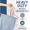 Lifemaster Pink Metal Non-Slip Pants Hangers, Heavy Duty, Space-Saving, 20PK LMMTPIK22 - alternate 7