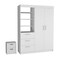 Homeroots Two Piece White Bedroom Set 526361 - alternate 1