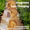 Techko Barkley the Greeting Puppy Solar Outdoor Garden Statue with Integrated LED Light, 8PK SG-822-8PK - alternate 10