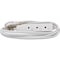 Do It Best 8 Ft. 16/3 Flat Plug White Extension Cord IPF-PT2163-8-WH - alternate 1