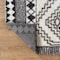 World Rug Gallery White Geometric Pattern Shag Area Rug 2 ft x 3 ft White WR120WHITE2X3 - alternate 10
