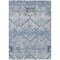 Homeroots 5' X 8' Sky Blue And Denim Blue Floral Washable Indoor Outdoor Area Rug 588865 - alternate 9