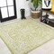 Jonathan Y Malta Bohemian Medallion Textured Weave Green/Cream 5 ft Square Indoor/Outdoor Area Rug SMB104D-5SQ - alternate 1