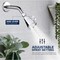 Supply Giant High Pressure Single Function Metal Showerhead, 1.8 GPM, 2.2in Face Dia., Adjustable, Chrome Plated 74-424 - alternate 7