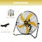 Edendirect 20 in. 3 Speed 5300 CFM High Velocity Heavy-Duty Drum Fan in Black with Copper Wire, Handle ZR-FAN-C20 - alternate 7
