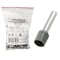 Kable Kontrol Wire Ferrules, Nylon Insulated, Single, 12 AWG, Pin Size 12 mm, Gray, 500 Pcs, 500PK WFS-12-GY-500 - alternate 1