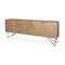 Homeroots 80in Black Solid Wood Sideboard Soft Close with Four Doors 611024 - alternate 5