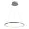 Jonathan Y Brice 23.75" Modern Contemporary Metal Round Dimmable Integrated LED Pendant, Gray JYL7203E - alternate 1