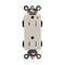 Leviton Straight Blade Receptacle, 5-15R, 15 A, 125V AC, Surface Mount, Isolated Ground MT162-IGT - alternate 4