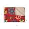 Homeroots 50" X 70" Red Floral Cotton Quilted Kantha Throw Blanket with Embroidery 544552 - alternate 6