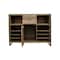 Homeroots 55in Gray and Black Solid Wood Sled Console Table With Storage With Storage 490145 - alternate 8