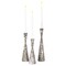 Fabulaxe Marble Resin Candle Holders - Pack of 18 Gray Decorative Taper Candlesticks for Home Decor,  QI004063.GY.6 - alternate 9