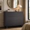 Manhattan Comfort Elara 38 in Solid Wood Dresser in Charcoal Gray (3-Drawer) DR1782-5 - alternate 6