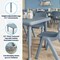 Flash Furniture Commercial Plastic Adjustable Height Classroom Activity Table-Dusty Blue, 48x24 YU-YCX-001-2-RECT-TBL-DSTYBL-GG - alternate 10