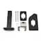Putco Grab Handle, Stake Pocket Mount; Push-Up Handle; Powder Coated; Black; Cast Aluminum; 99919B - alternate 1