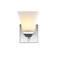 Jonathan Y Staunton 5" 1-Light Farmhouse Cottage Metal LED Vanity Light with Frosted Glass Shade, Chrome JYL7522B - alternate 15