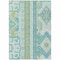 Homeroots 5' X 8' Mint Green Blue And Ivory Aztec Washable Indoor Outdoor Area Rug 598479 - alternate 9