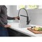 Delta Pivotal Single Handle Exposed Hose Kitchen Faucet With Touch2O Technology 9693T-BL-DST - alternate 7