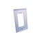 U S Hardware Wallplate, Plastic, White E-122C - alternate 2