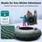 Serenelife 44 in Snow Tube for Sledding SLSNTU44GN - alternate 5