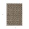 Homeroots 8' X 10' Brown And Ivory Floral Washable Indoor Outdoor Area Rug 581891 - alternate 8