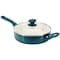 Spice By Tia Mowry 10 Piece Ceramic Nonstick Aluminum Cookware Set in Teal 87069.10R - alternate 9