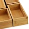 Megachef 5 Piece Bamboo Storage and Organization Trays 750122141M - alternate 5