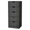 Homeroots 18" Gray Five Drawer Standard Chest 552268 - alternate 12