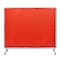 Vevor Welding Screen with Frame 6' x 8' Welding Curtain Screen on 4 Wheels Red XU-2311 - alternate 1
