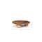 Homeroots 12in Brown Solid Wood Hand Finished Round Vanity Tray 731283 - alternate 7