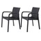 Lagoon Koppla Resin Stackable Rattan Style Dining Armchair, 2PK 7027K4-SSLGS - alternate 1