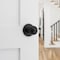 Kwikset Privacy Door Lock, Polo, Traditional Design, Knob Handle, Matte Black, Metal, Turn-Piece 300P 514 CP - alternate 6