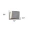 Homeroots Dark Grey and White Dreamy Soft Herringbone Throw Blanket 474023 - alternate 5