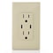 Leviton USBReceptacle, 15A, 1/2hp, Ivory, Thrmplstc T5635-I - alternate 6