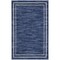 Homeroots 2' X 4' Navy Blue And Ivory Indoor Outdoor Area Rug 545973 - alternate 1