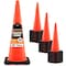 Xpose Safety Traffic Safety Cone, 36 in, PVC, No Collar, DOT Approved, Orange, 24 pk OTC36-24-X - alternate 1