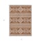 Homeroots 8' X 10' Orange And Ivory Southwestern Washable Indoor Outdoor Area Rug 593711 - alternate 9