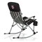 Picnic Time Family Of Brands NCAA Wisconsin Badgers Outdoor Rocking Camp Chair - XL Heavy Duty Camping Chair 805-01-175-644-0 - alternate 2
