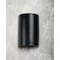 Luxury Lighting Gilly 15 in Ceramic Half Cylinder Outdoor Wall Light, Matte Black Paint Finish, 2PK (2) 103-00-MBP-ud-7 - alternate 3