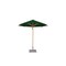Bambrella 8.5' Round Bamboo Market Umbrealla w/1.5" Pole Diameter-Forest Green Canopy 2.5m R-L38-FG - alternate 1