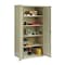 Hirsh Storage Cabinet, 72 in H, 36 in W, 24 in D, Recessed Twist, Keyed, Putty, 4 Shelves 22007 - alternate 15