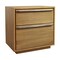 Homeroots 24" Natural Solid and Manufactured Wood Two Drawer Nightstand 555396 - alternate 18