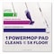 Swiffer PowerMop Starter Kit, 15.4 x 5.3 White/Purple Cloth Head, 26 in. Silver Aluminum Handle 80714901 - alternate 10