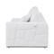 Homeroots White Italian Leather Reclining L Shaped Two Piece Corner Sectional 482253 - alternate 9