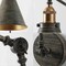 Jonathan Y Rover 7" Classic Industrial Metal Adjustable Arm LED Wall Sconce, Rustic Dark Gray/Brass Gold JYL7462D - alternate 8